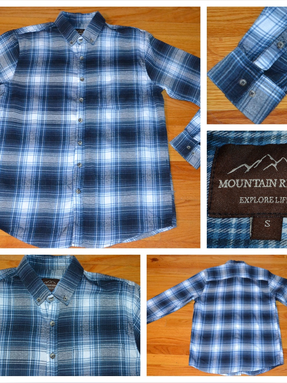 Men’s Mountain Ridge button-down, size S